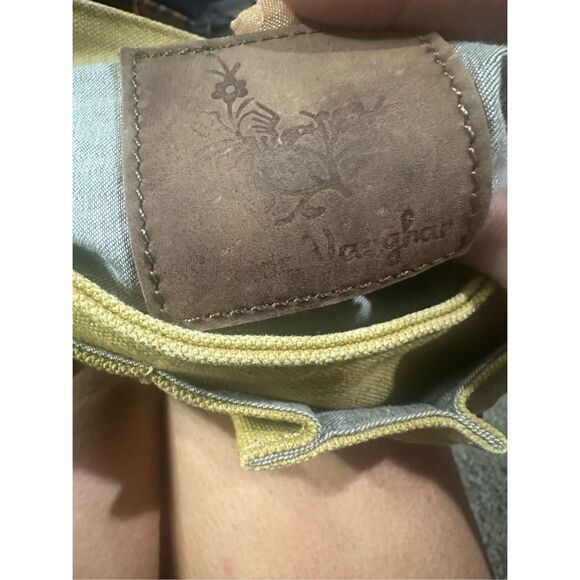 SELINA VAUGHAN STUDIOS Women’s Yellow Patchwork Cottagecore Crossbody Purse Bag - Picture 2 of 8